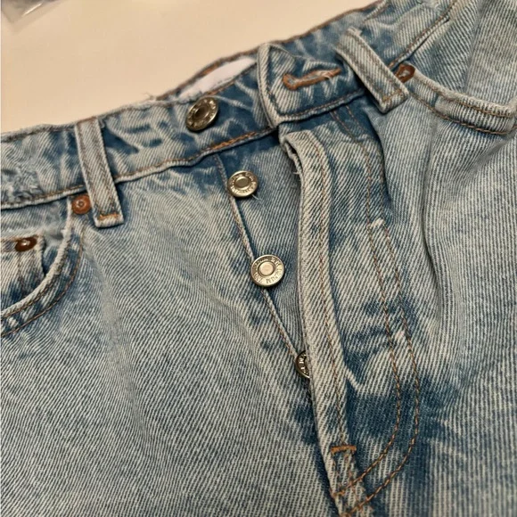 Zara Light Blue High Rise Women's Jeans - Picture 5 of 7